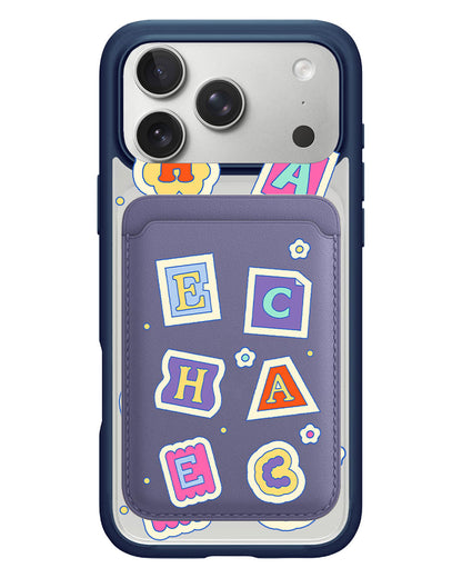 iPhone Magnetic Wallet Case - Adorable Monogram 3.0