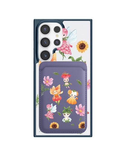 Android Magnetic Wallet Case - Magical Garden