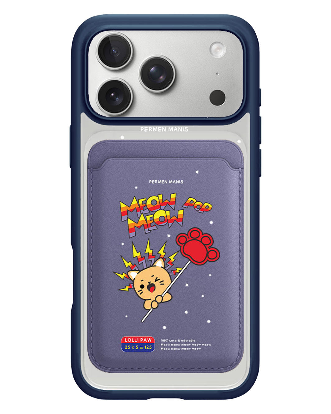 iPhone Magnetic Wallet Case - Meow Pop 2.0