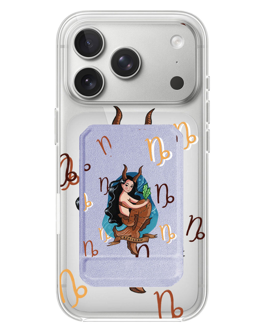 iPhone Magnetic Multifold Wallet - Capricorn