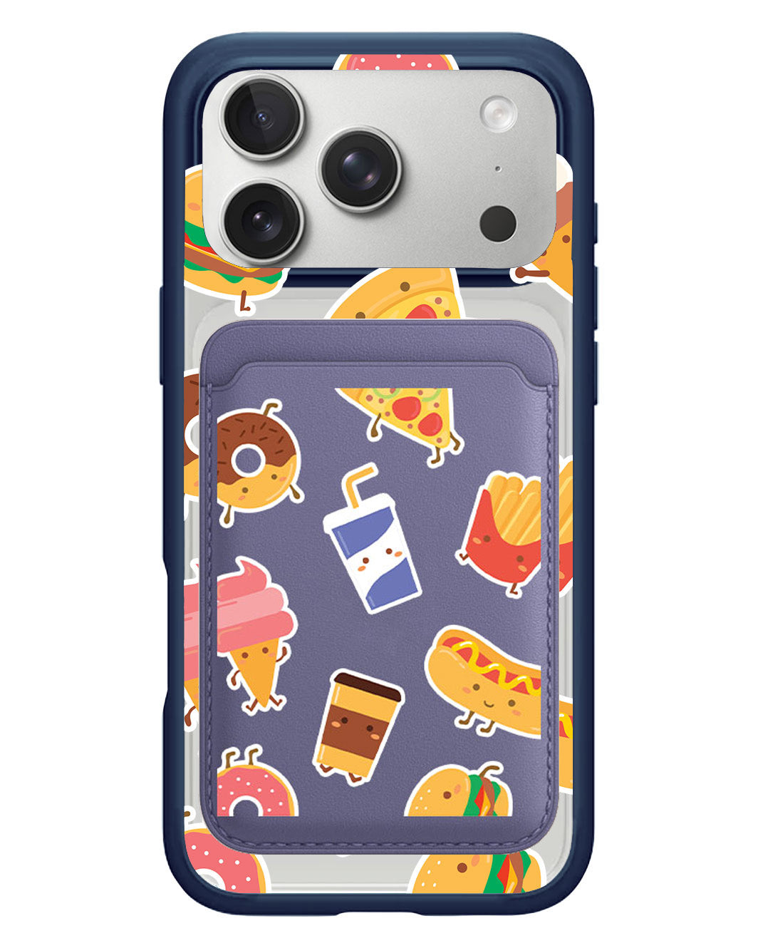 iPhone Magnetic Wallet Case - Fast foodies