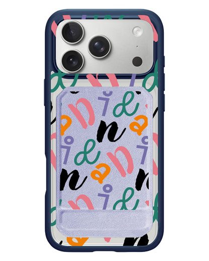 iPhone Magnetic Multifold Wallet - Playful Monogram 3.0