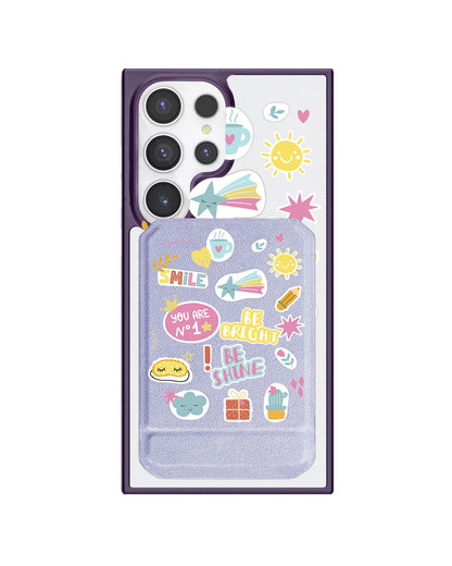 Android Magnetic Multifold Wallet - Self Love Sticker Pack 3.0