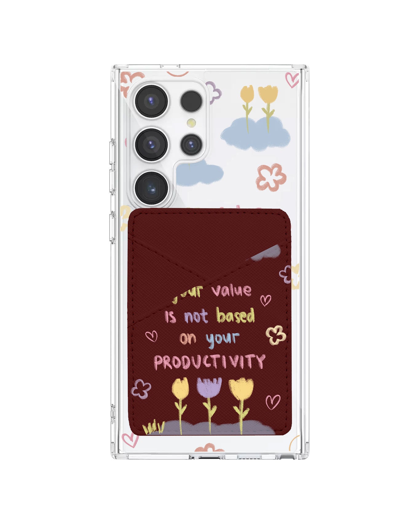 Android Phone Wallet Case - Positive Energy