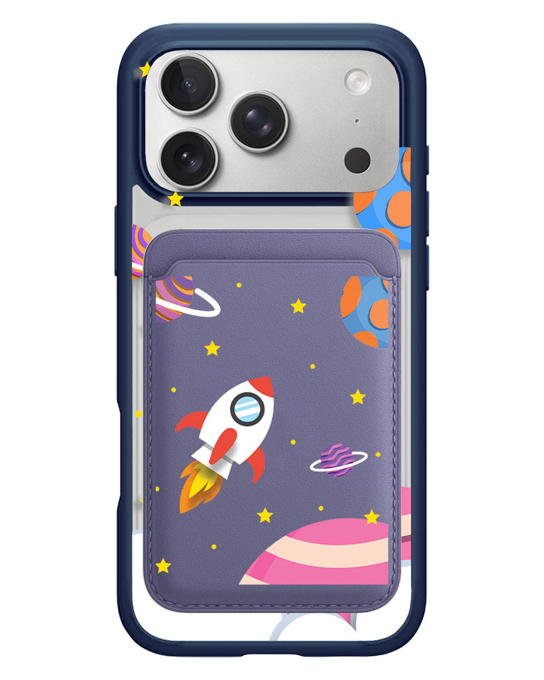 iPhone Magnetic Wallet Case - Neverland