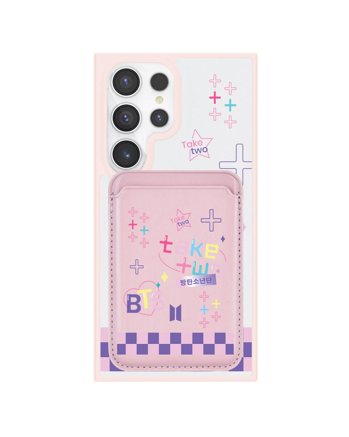 Android Magnetic Wallet Case - BTS Take Two