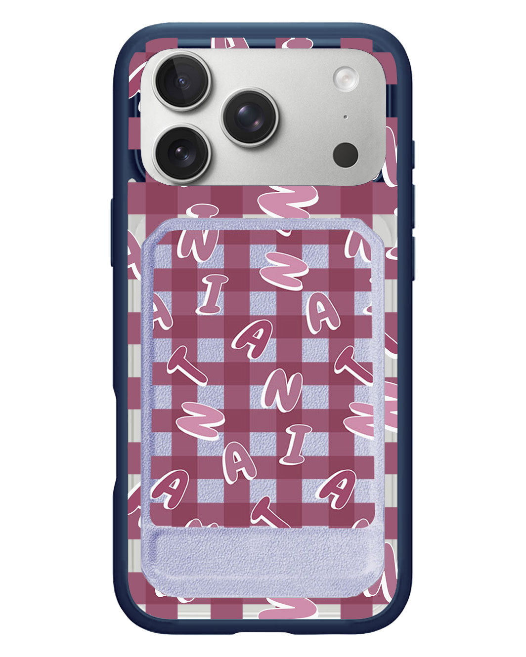 iPhone Magnetic Multifold Wallet - Checkered Monogram 2.0
