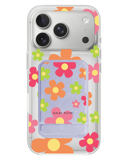 iPhone Magnetic Multifold Wallet - Daisy Sunshine 2.0