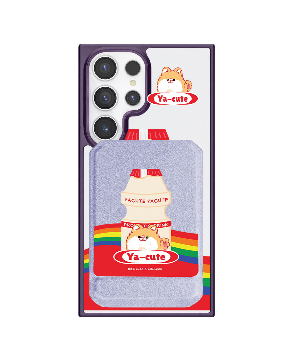 Android Magnetic Multifold Wallet - Yacute Dog
