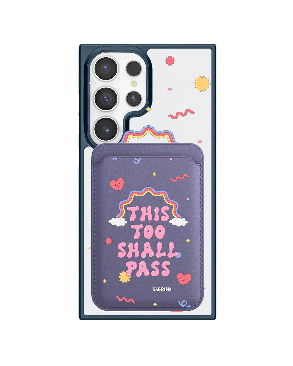 Android Magnetic Wallet Case - This Too Shall Pass