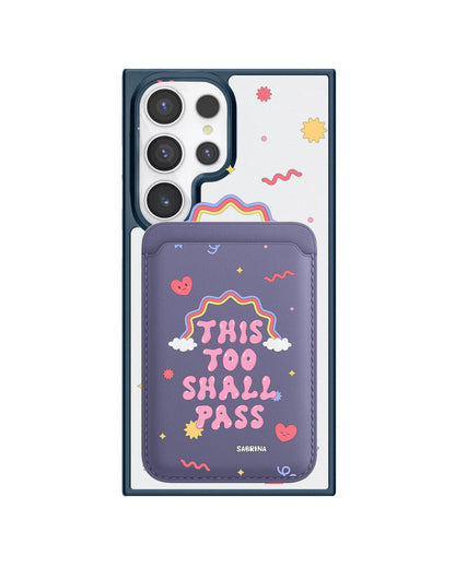 Android Magnetic Wallet Case - This Too Shall Pass