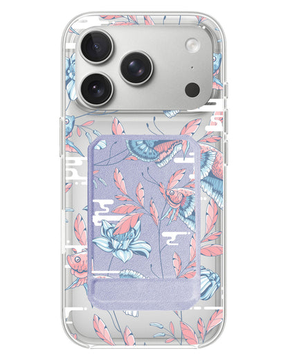 iPhone Magnetic Multifold Wallet - Fish & Floral 3.0