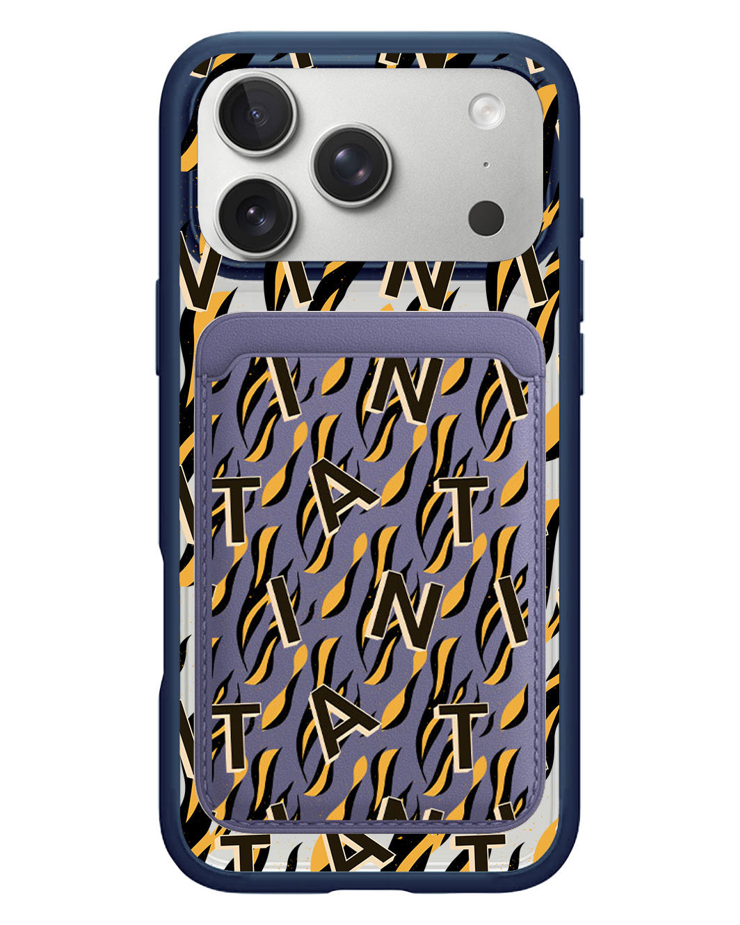 iPhone Magnetic Wallet Case - Tiger Monogram 1.0