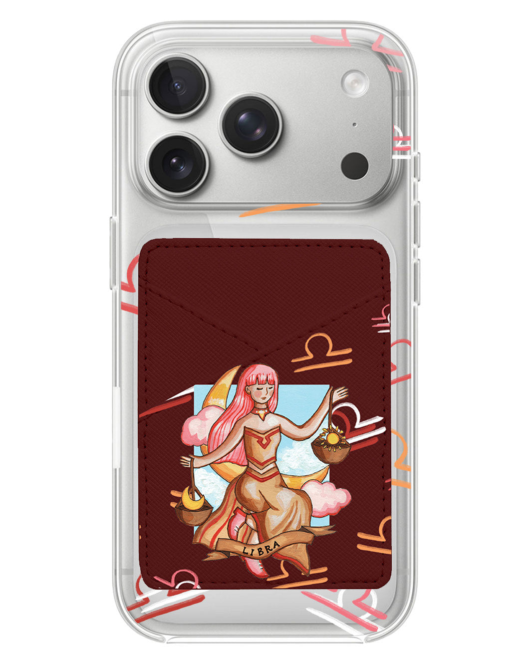 iPhone Phone Wallet Case - Libra