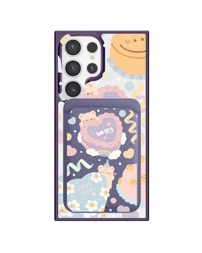 Android Magnetic Wallet Case - Cake Party