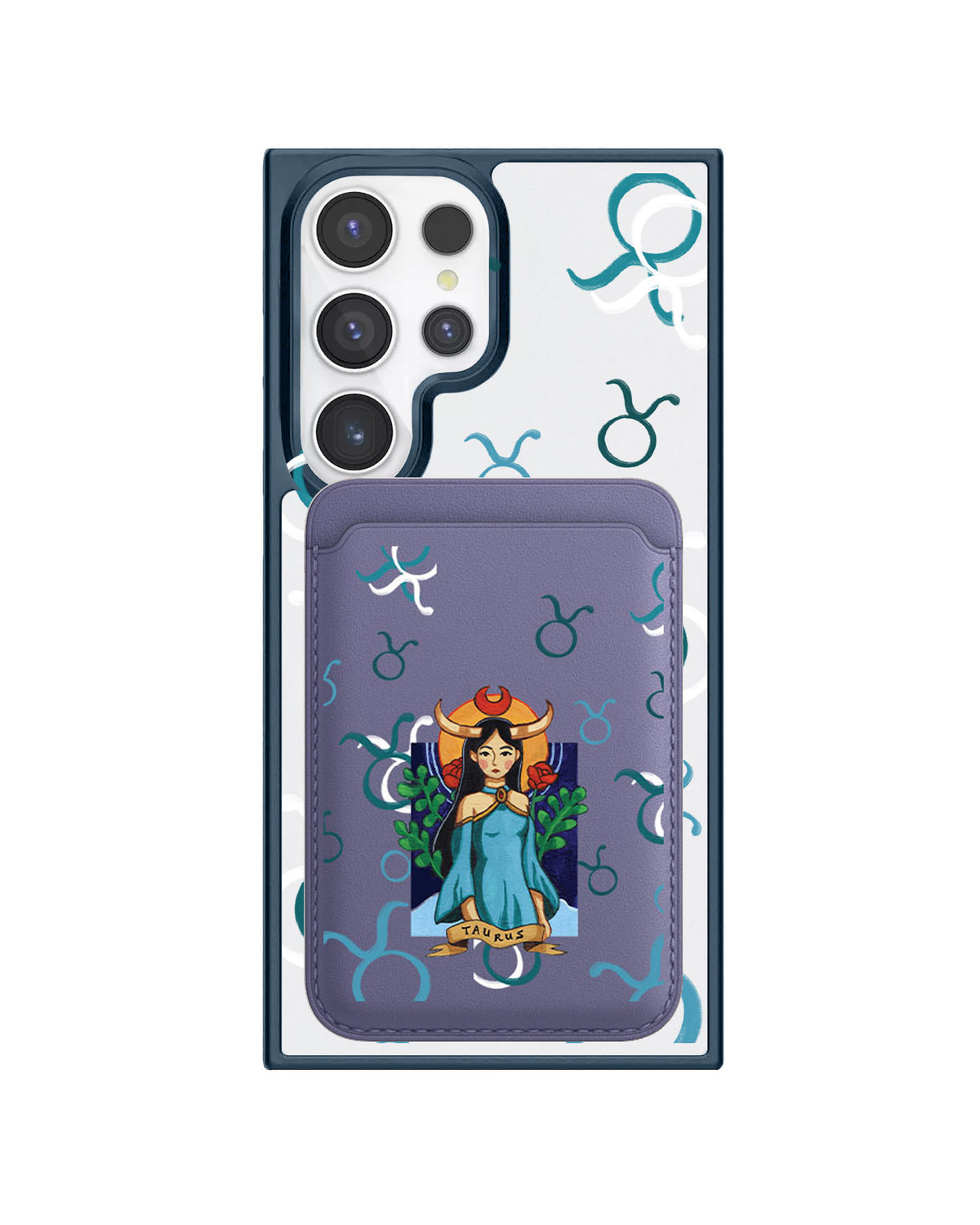 Android Magnetic Wallet Case - Taurus