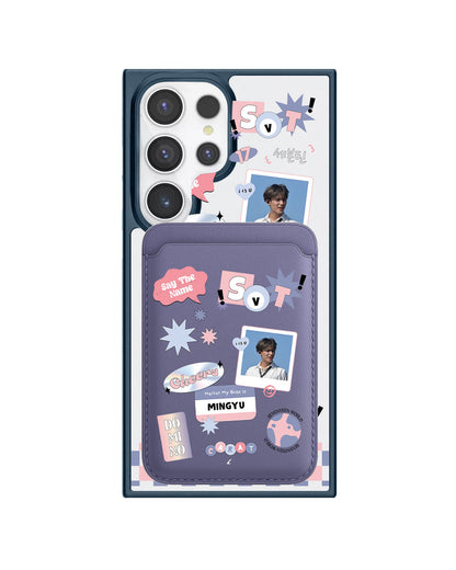 Android Magnetic Wallet Case - Seventeen World
