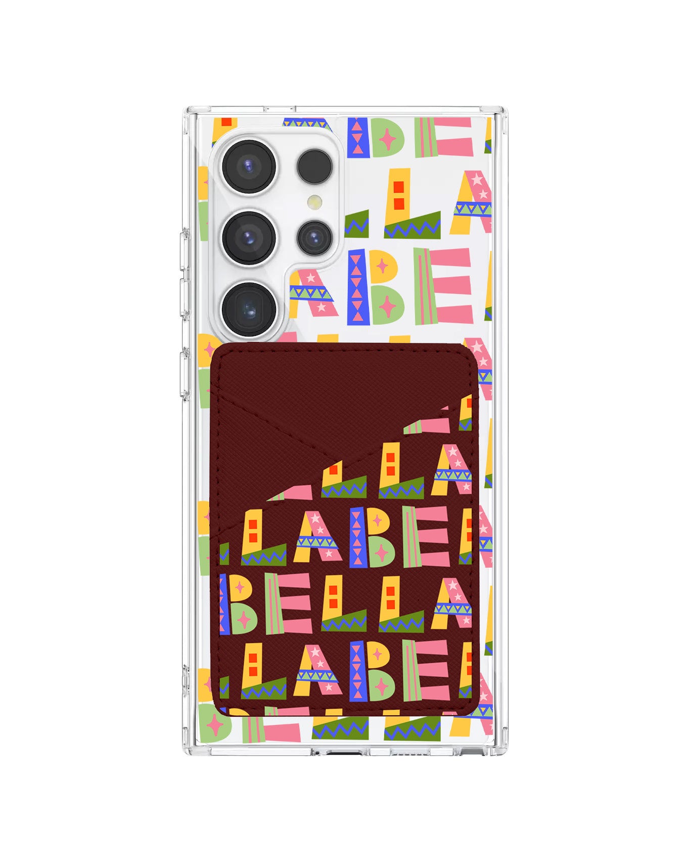 Android Phone Wallet Case - Playful Monogram 5.0