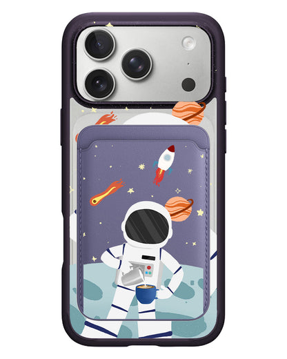 iPhone Magnetic Wallet Case - Baristronauts