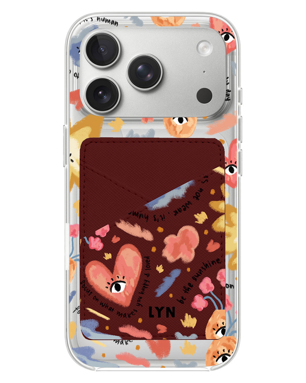iPhone Phone Wallet Case - Abstract Lovers