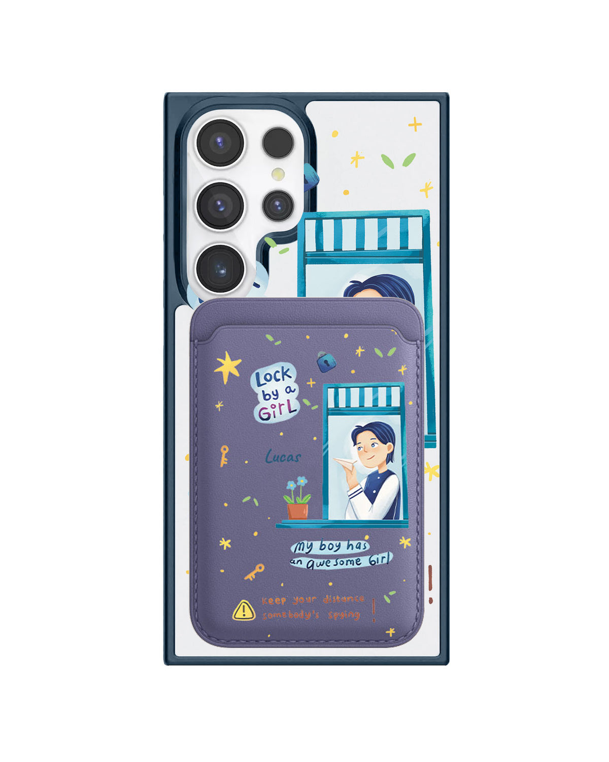Android Magnetic Wallet Case - Crush Boy