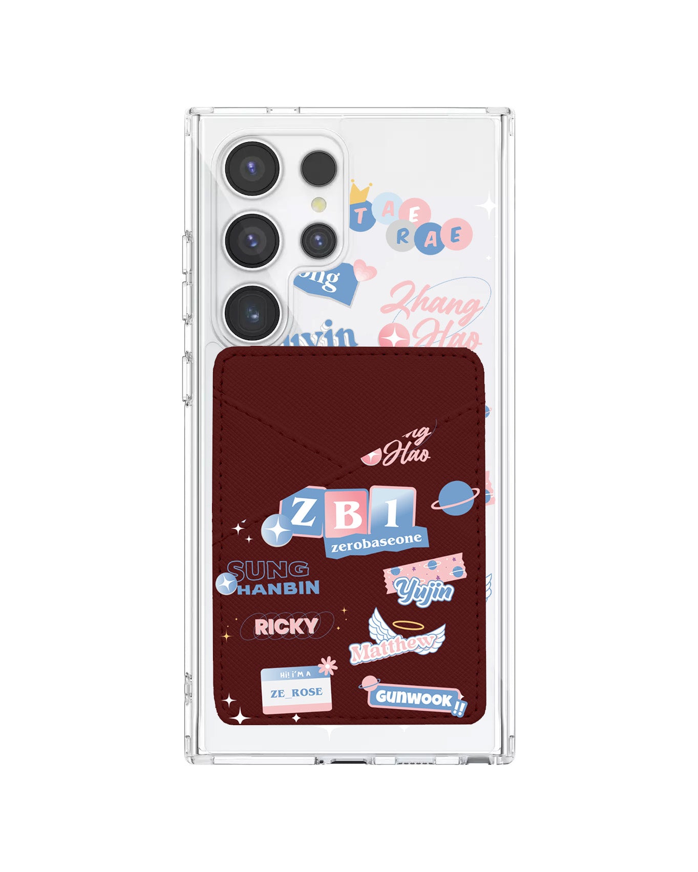 Android Phone Wallet Case - Zerobaseone Members
