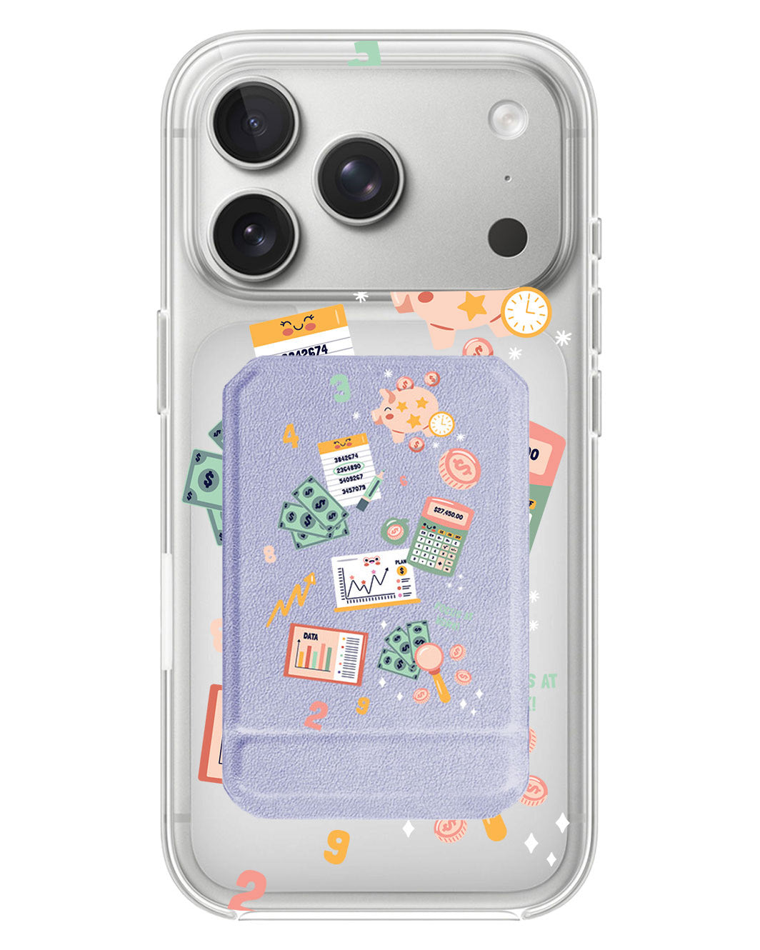 iPhone Magnetic Multifold Wallet - Finance