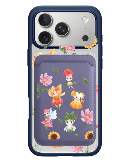 iPhone Magnetic Wallet Case - Magical Garden