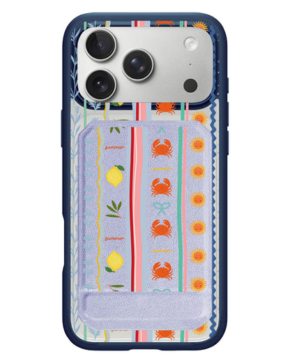 iPhone Magnetic Multifold Wallet - Seaside Opulence 2.0