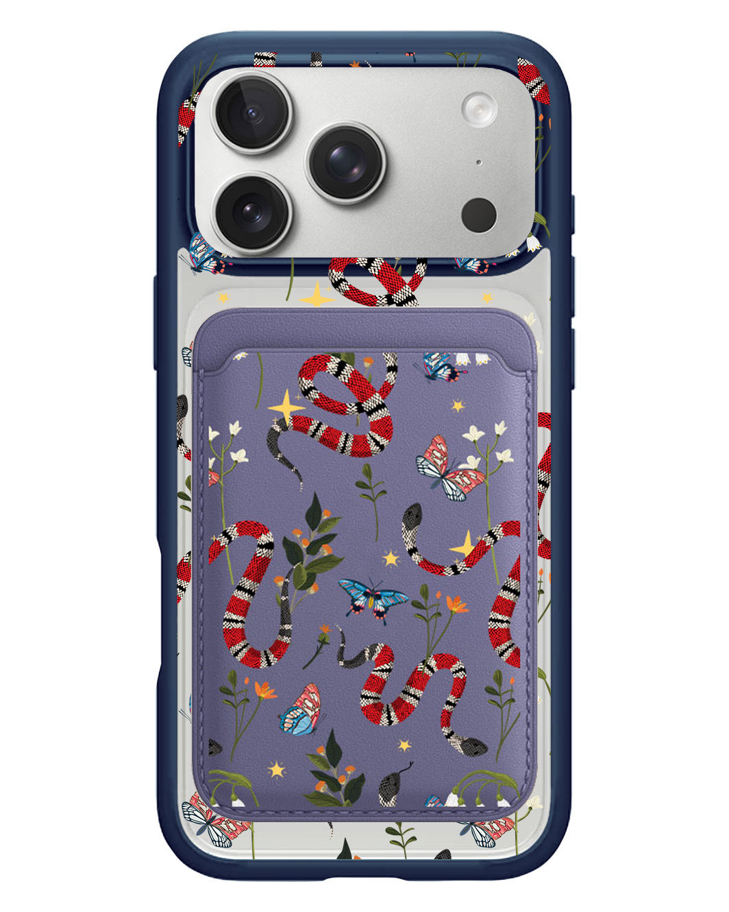 iPhone Magnetic Wallet Case - Serpente