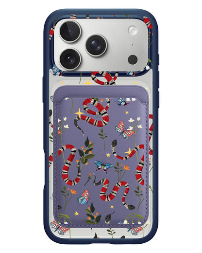 iPhone Magnetic Wallet Case - Serpente