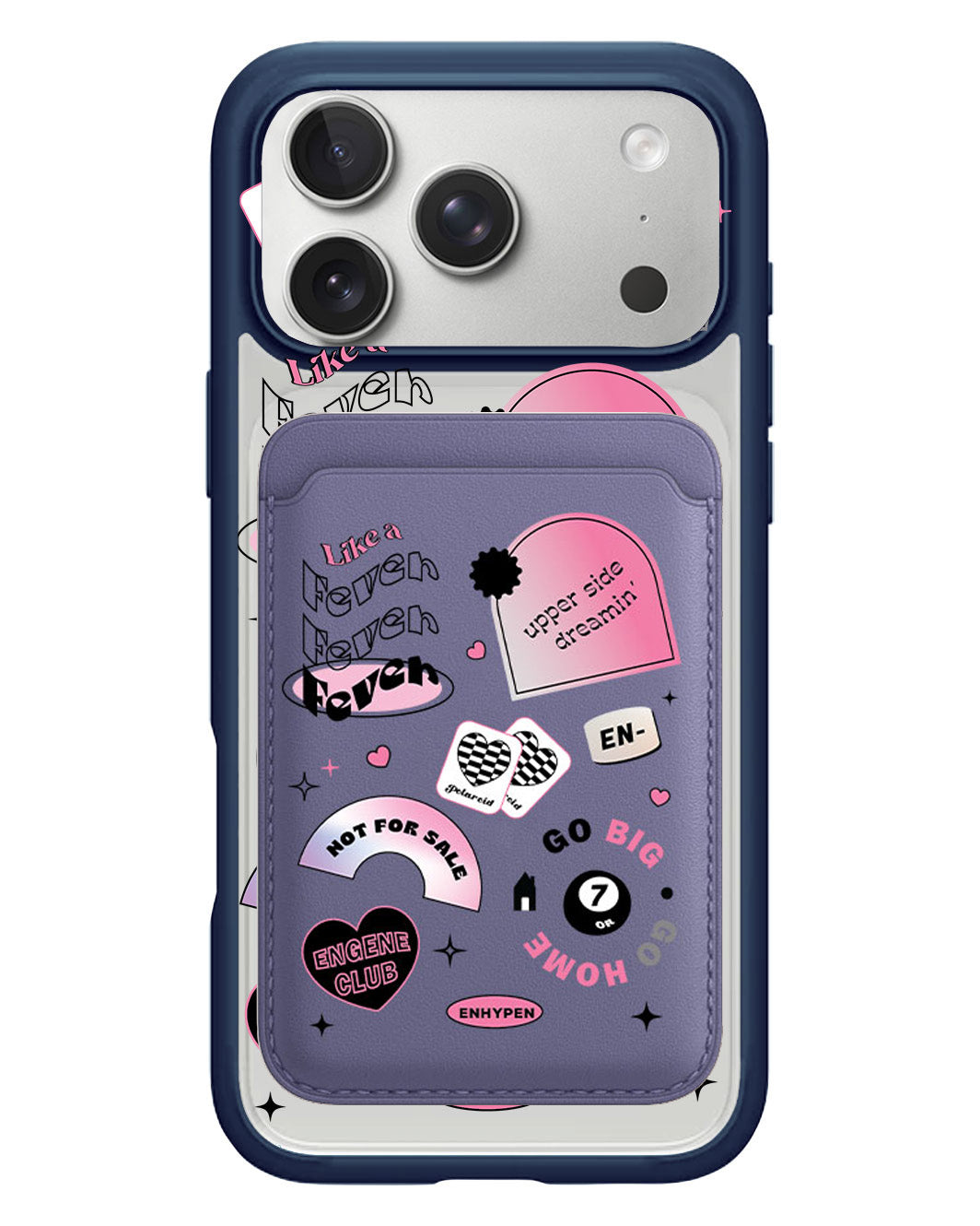 iPhone Magnetic Wallet Case - Enhypen Sticker Pack