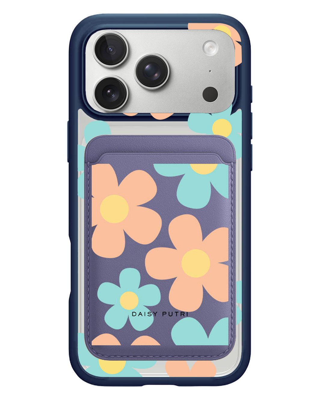 iPhone Magnetic Wallet Case - Daisy Daze