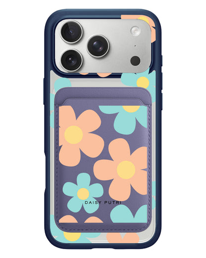 iPhone Magnetic Wallet Case - Daisy Daze