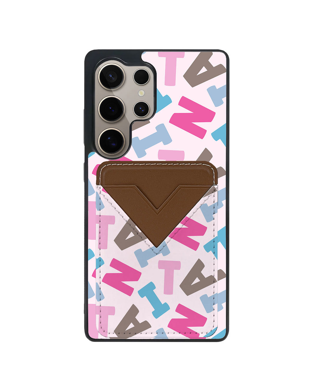 Android Avant Wallet Case - Scattered Monogram 2.0
