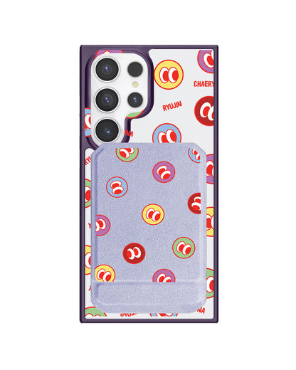 Android Magnetic Multifold Wallet - Itzy Monogram