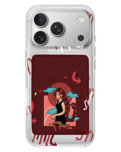 iPhone Phone Wallet Case - Scorpio