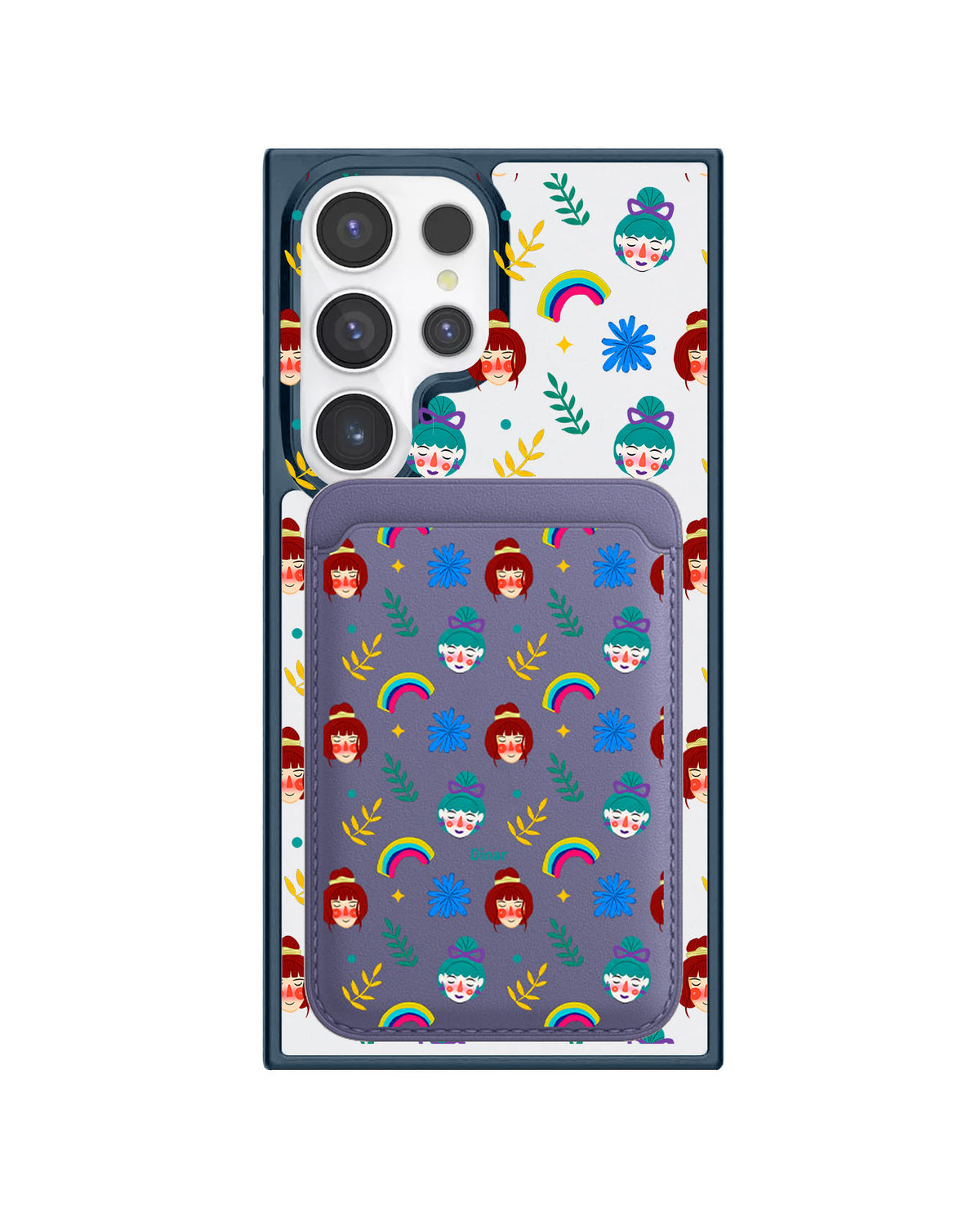 Android Magnetic Wallet Case - Unconditionally Girl