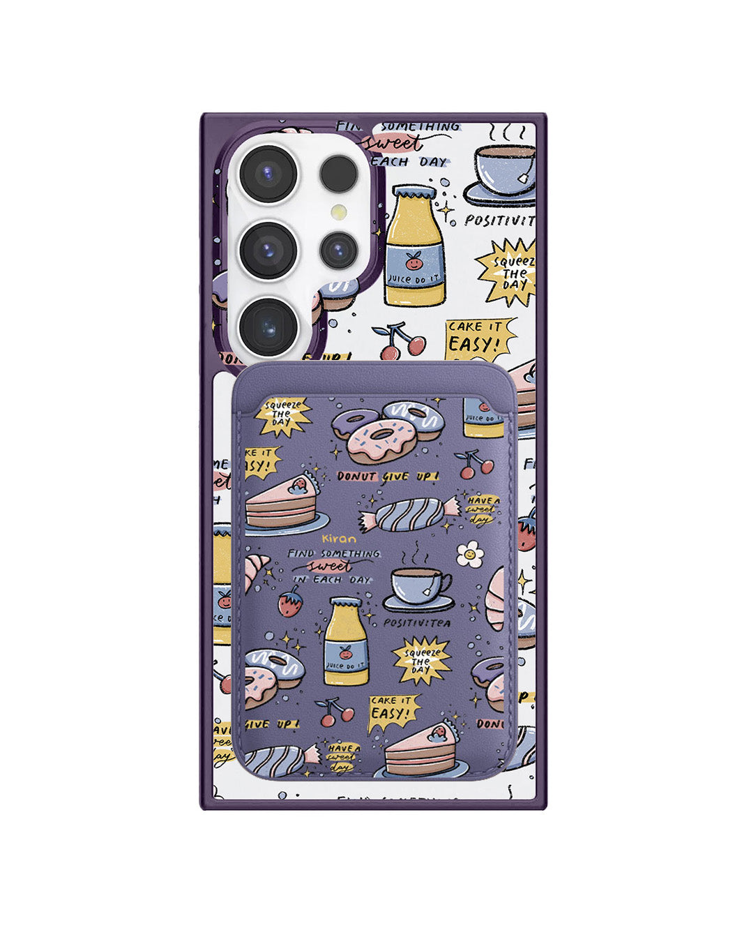 Android Magnetic Wallet Case - Sweets