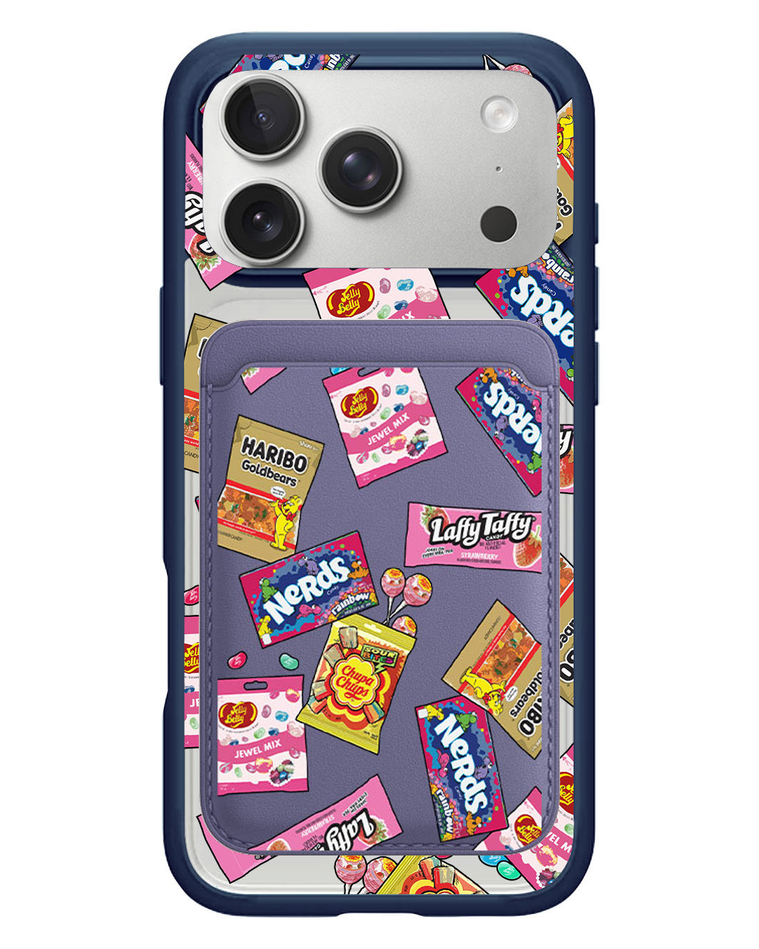 iPhone Magnetic Wallet Case - Sweets And Gummies