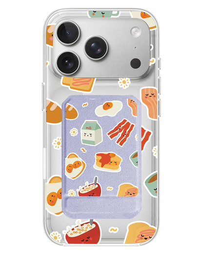 iPhone Magnetic Multifold Wallet - English Breakfast