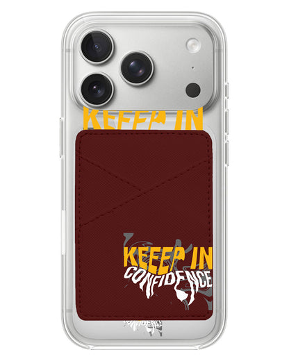 iPhone Phone Wallet Case - Keep In Confidence