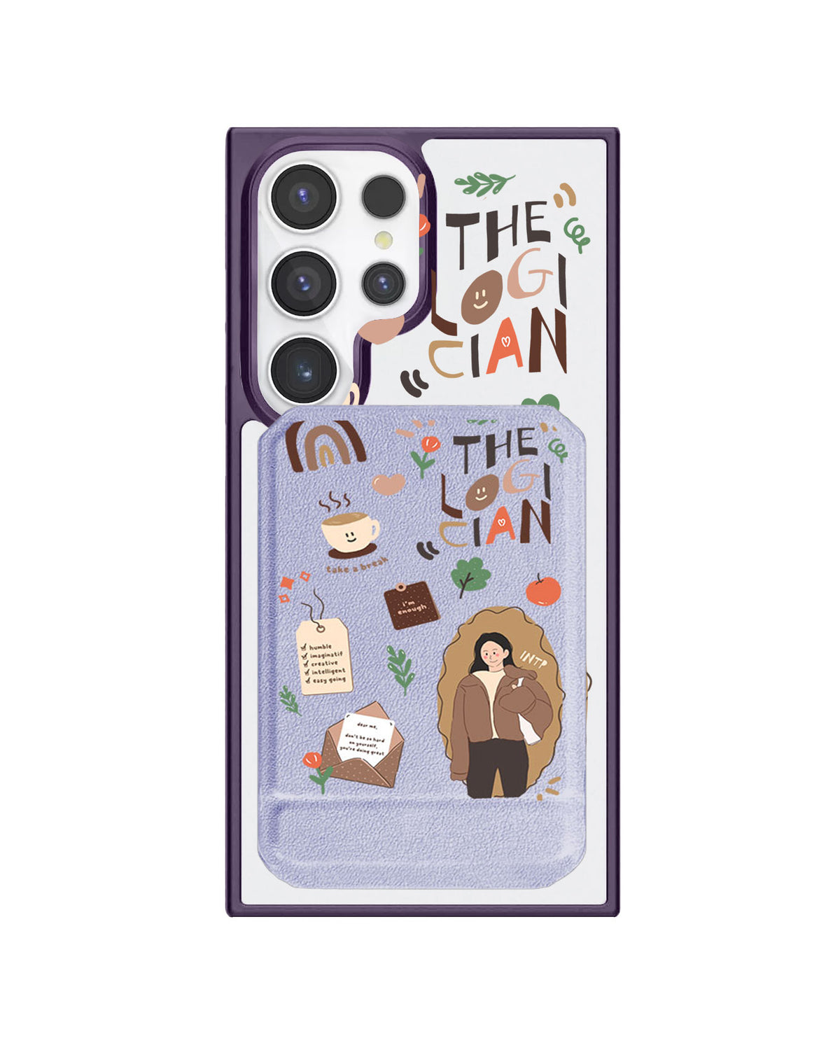 Android Magnetic Multifold Wallet - INTP