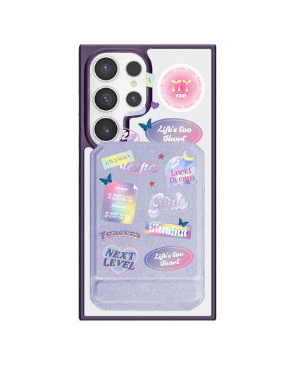 Android Magnetic Multifold Wallet - Aespa Girls Pack