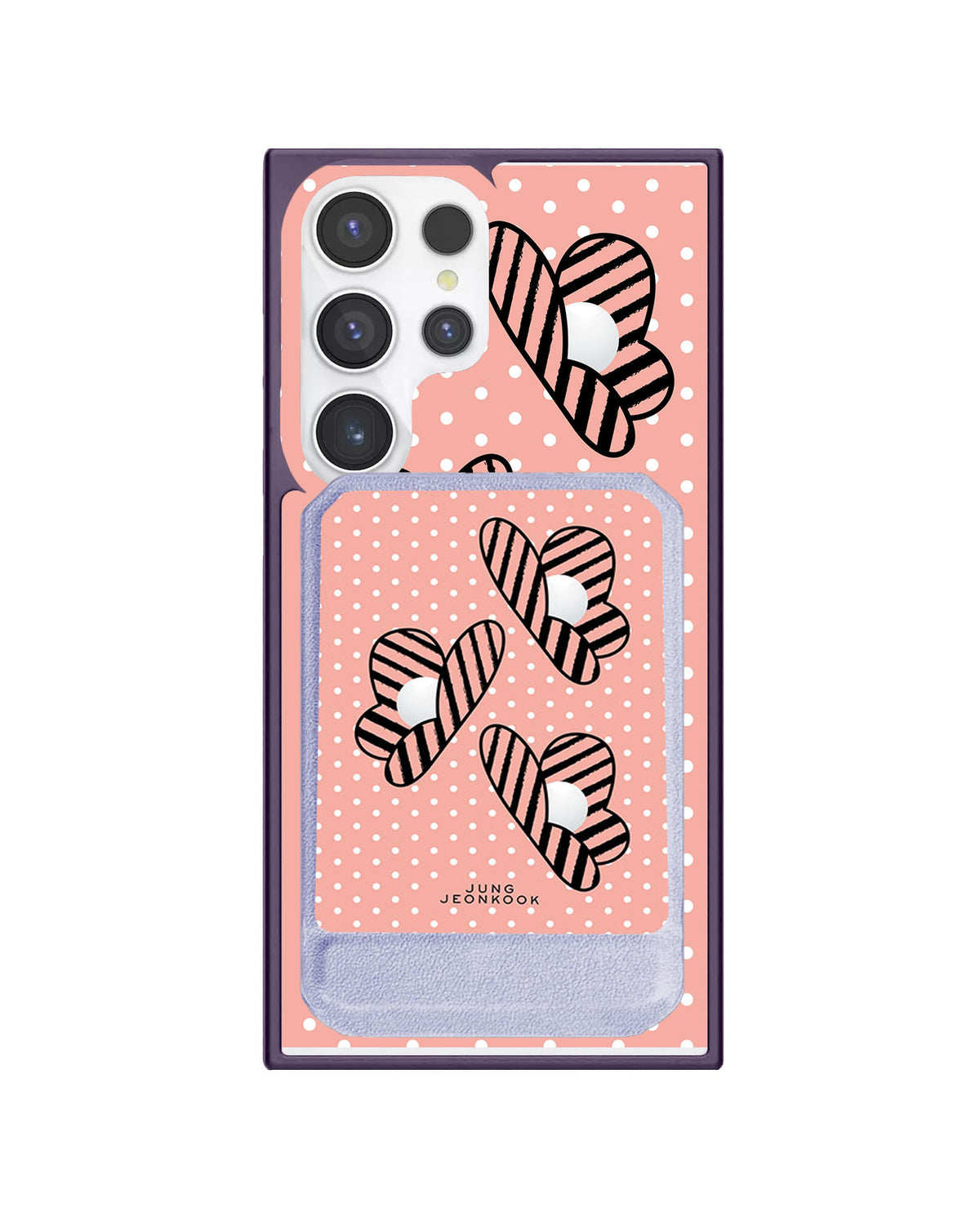 Android Magnetic Multifold Wallet - Pink Honey