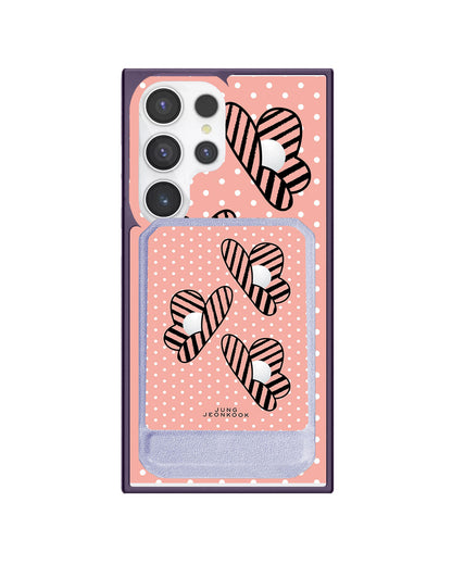 Android Magnetic Multifold Wallet - Pink Honey