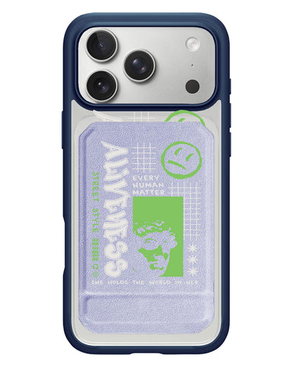 iPhone Magnetic Multifold Wallet - Alive