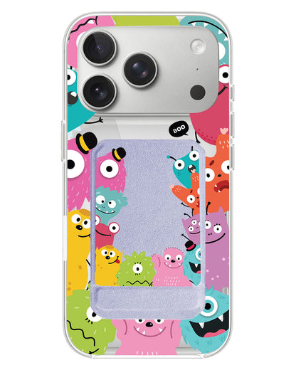 iPhone Magnetic Multifold Wallet - Little Monster