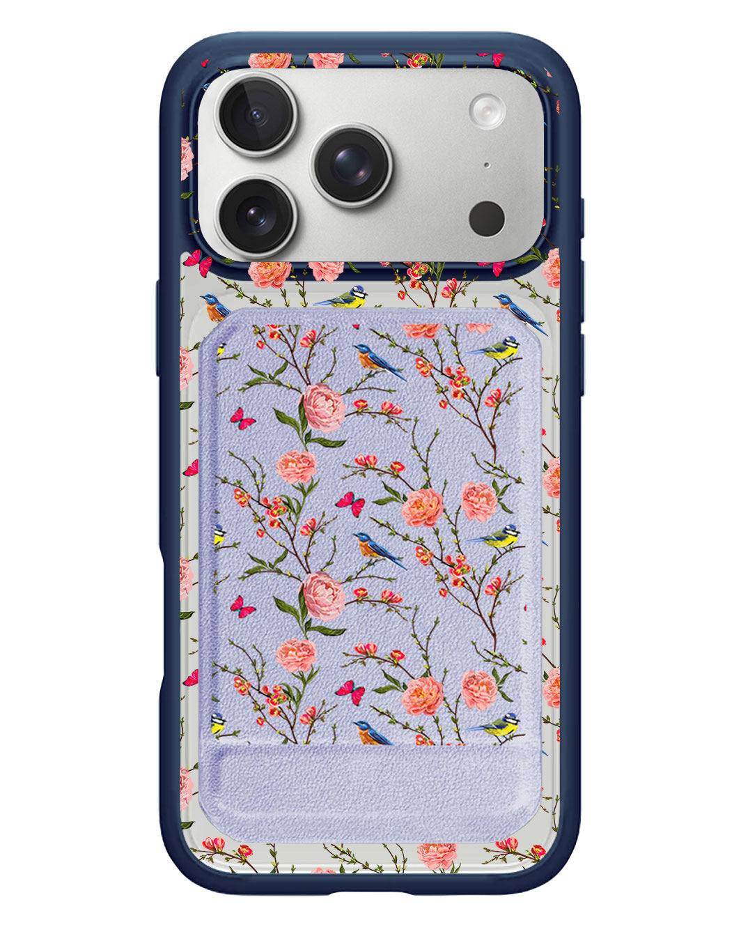 iPhone Magnetic Multifold Wallet - Flora Gardenia