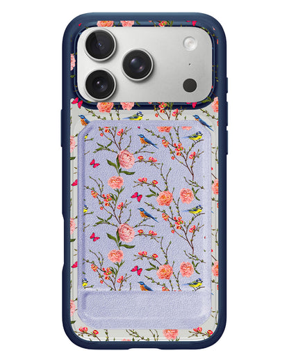 iPhone Magnetic Multifold Wallet - Flora Gardenia
